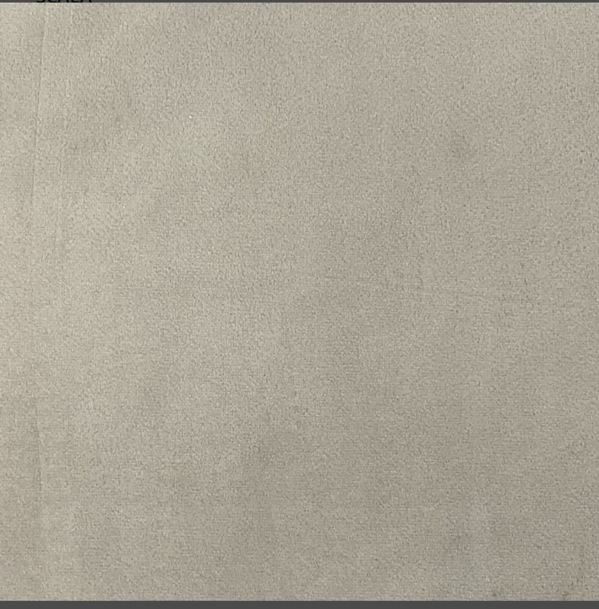 Coupon velours lisse Taupe