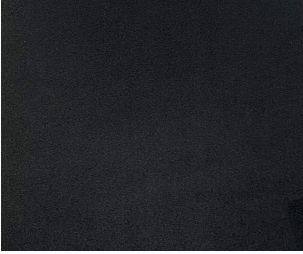 Coupon velours lisse Noir