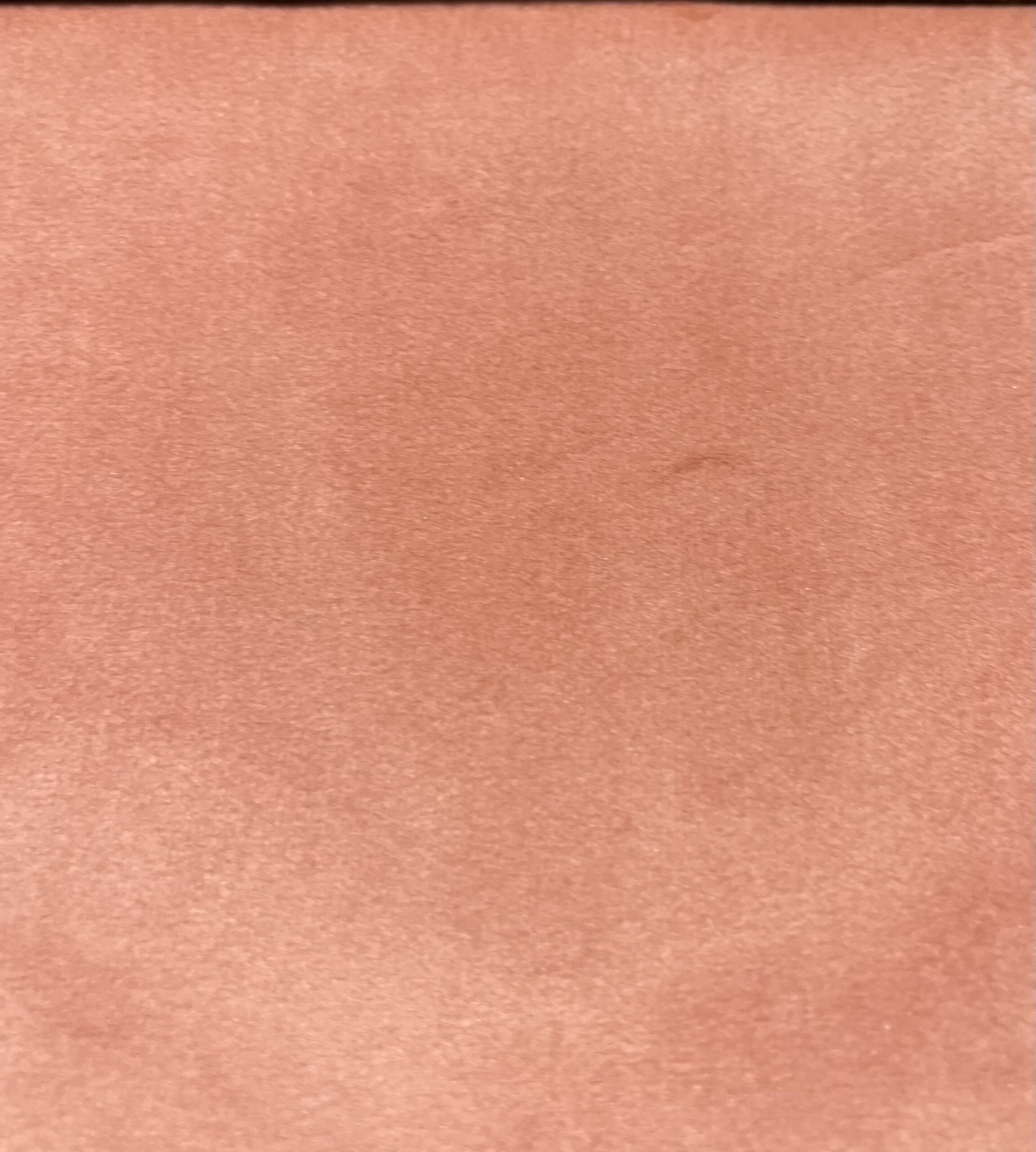 Coupon velours lisse Rose poudre