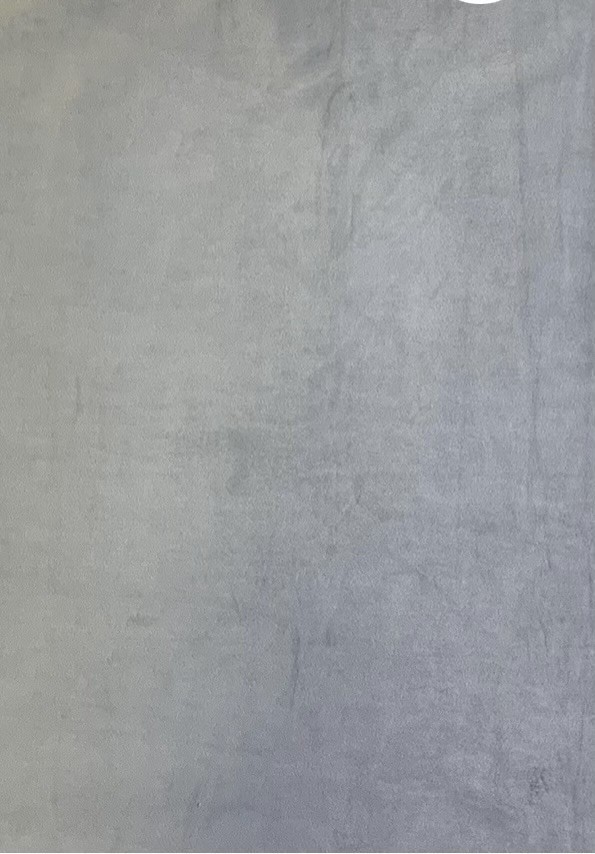 Coupon velours lisse Gris clair