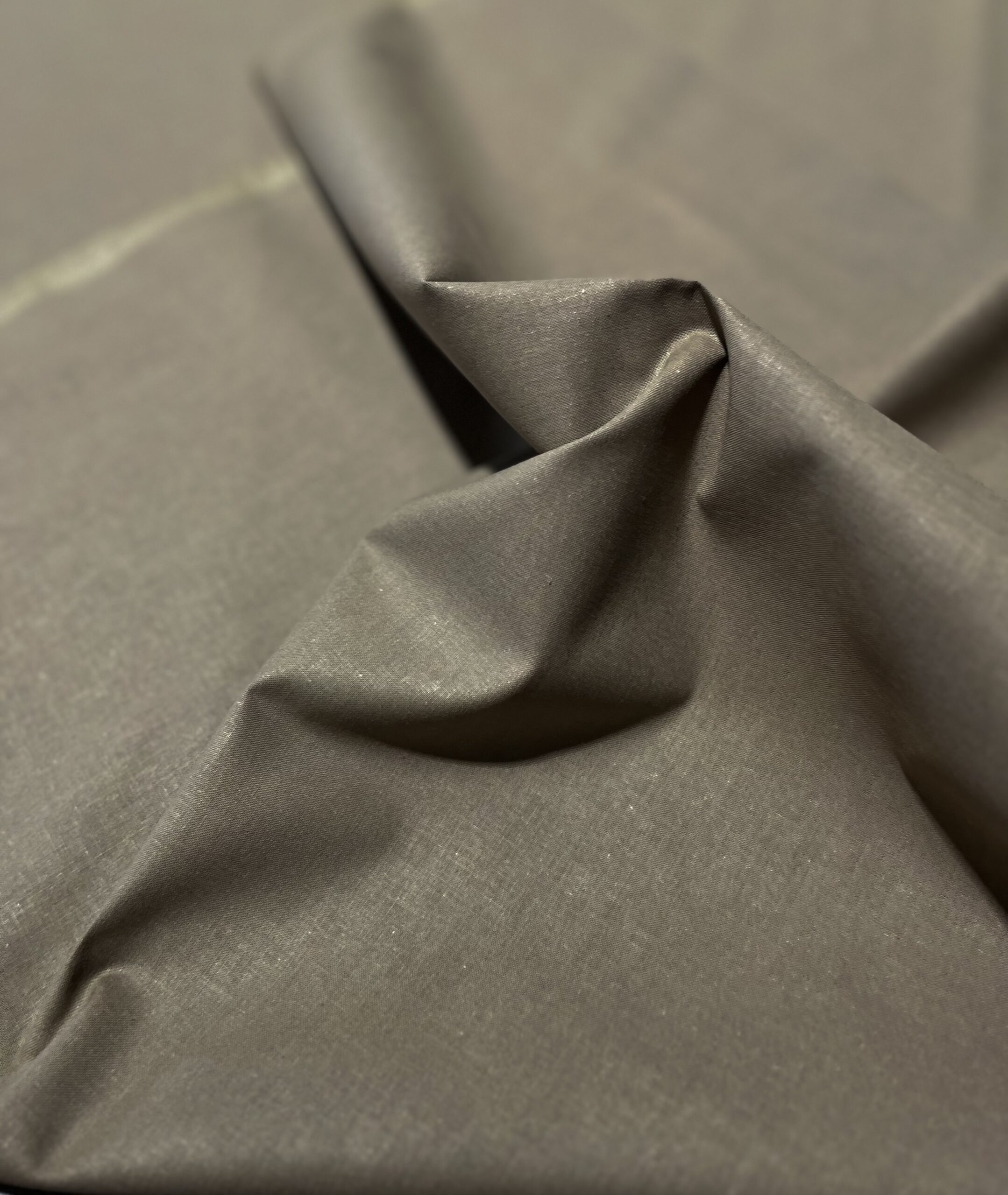 Coton uni Taupe