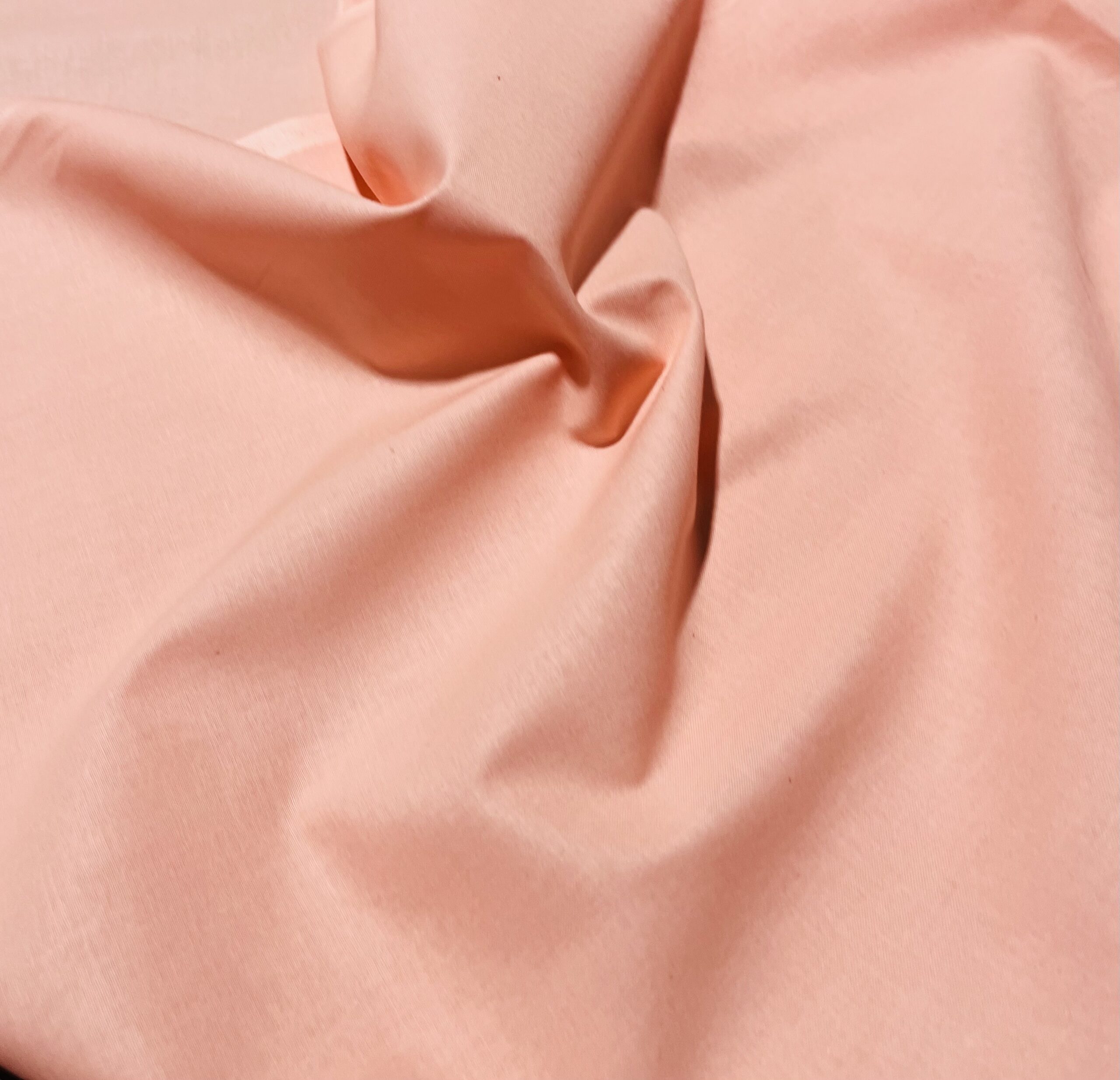 Coton uni Corail