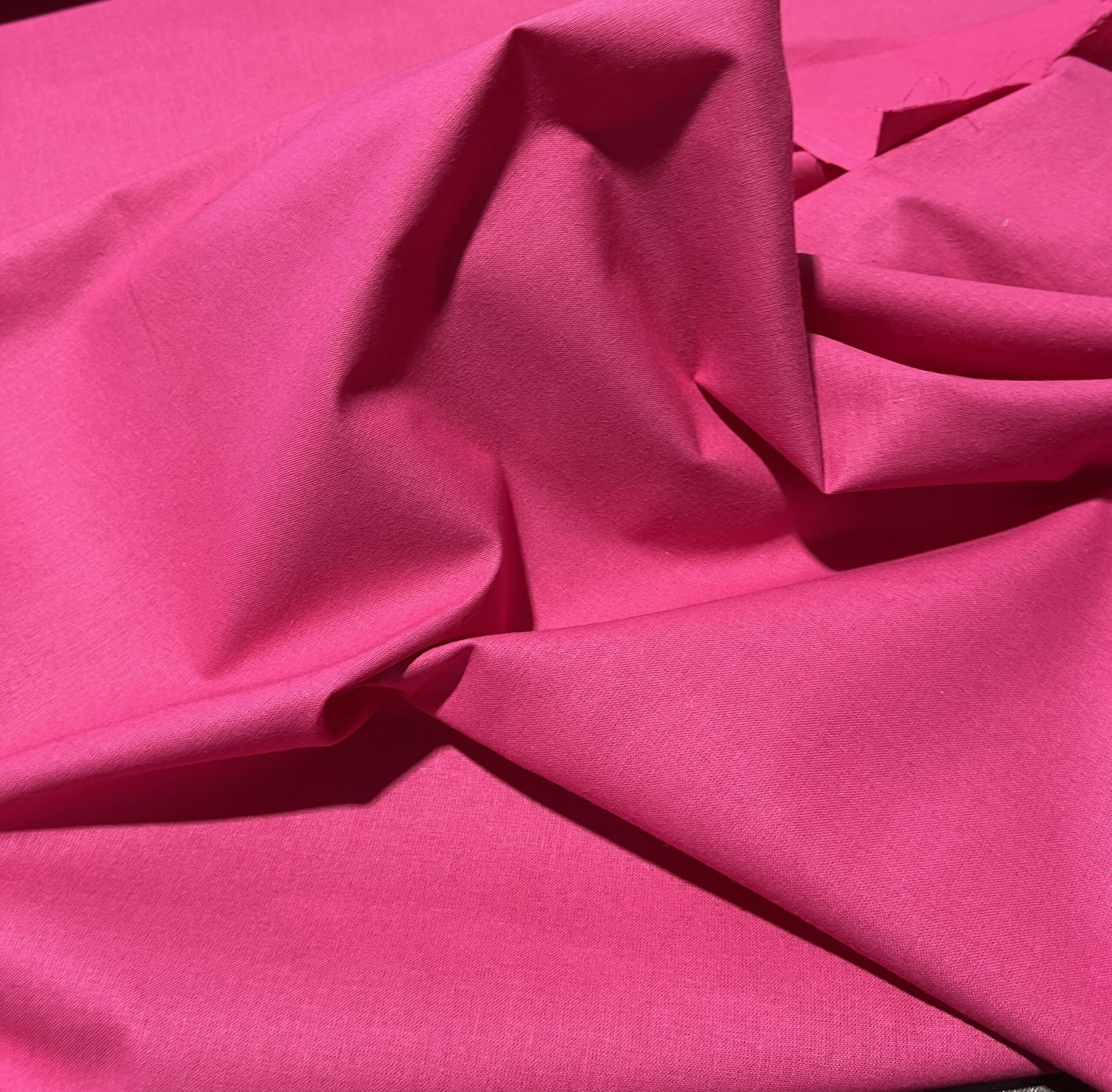 Coton uni Fuschia