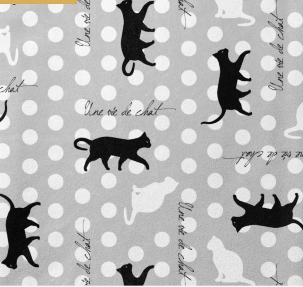 Maille doudou chat