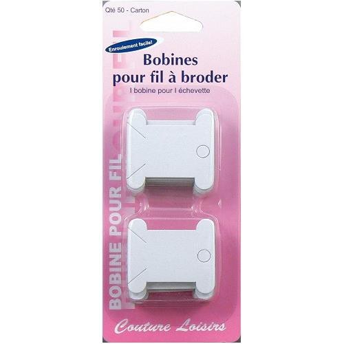 Mercerie - Bobines carton pour fil à broder